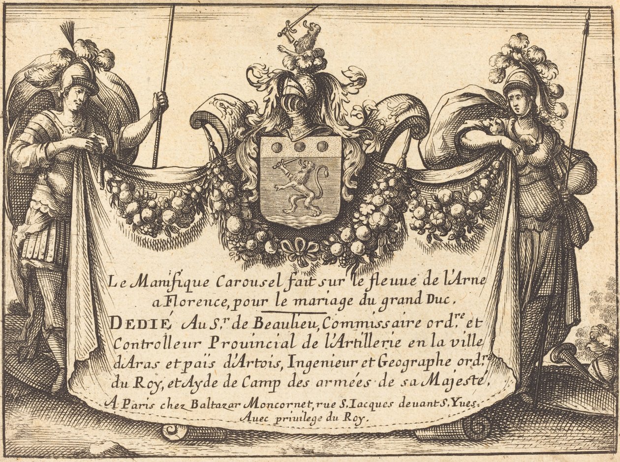 Titelpagina door Balthasar Moncornet after Remigio Cantagallina