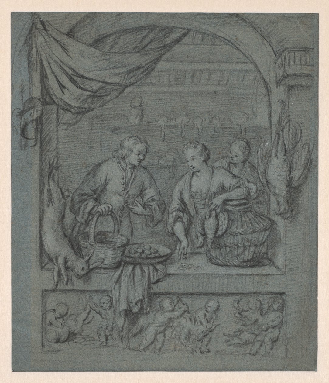De Vogelverkoper door Balthasar van der Ast