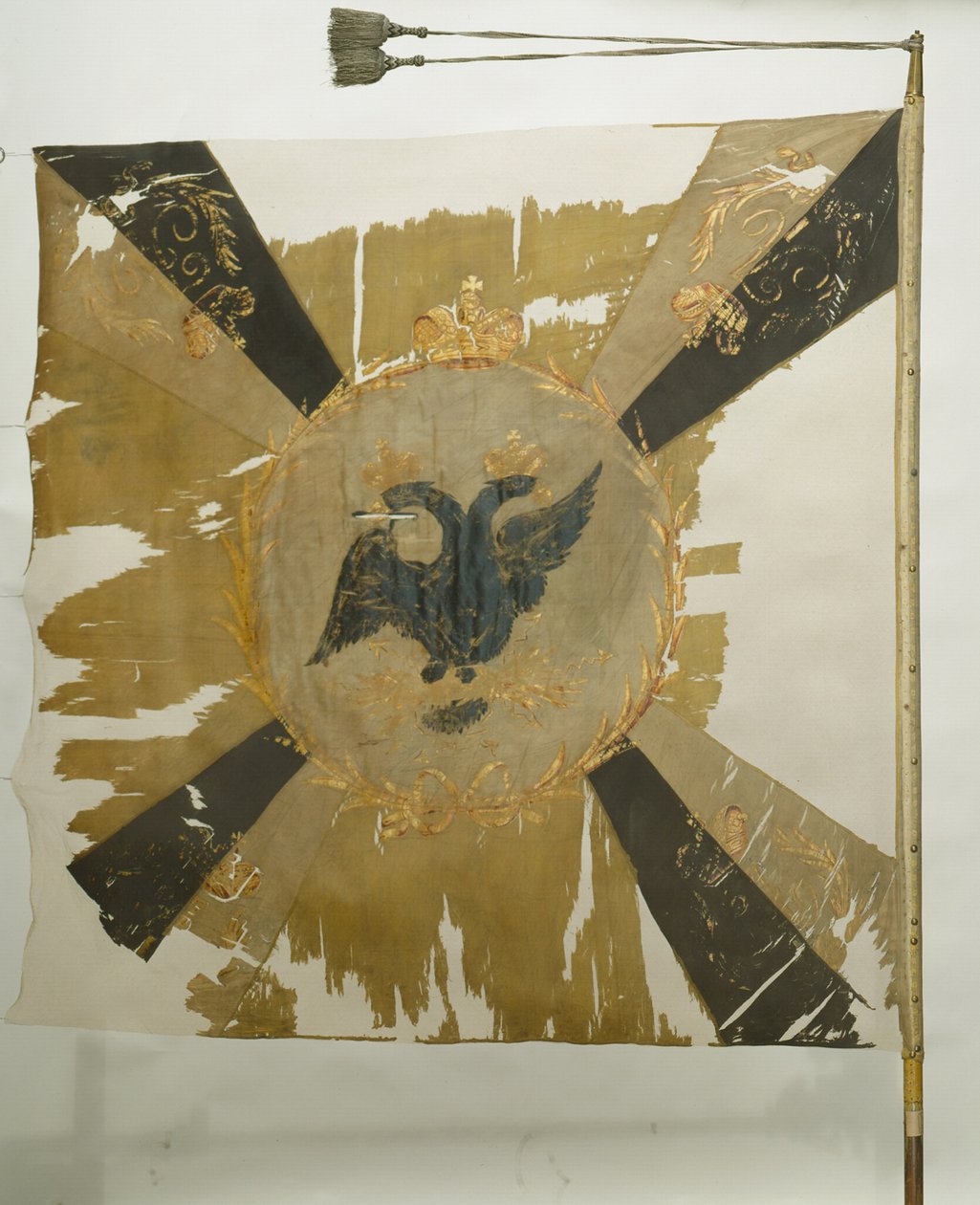 Vlag van het Levensgarderegiment Litovski Litouws, 1811 door Banners and Standards Flags