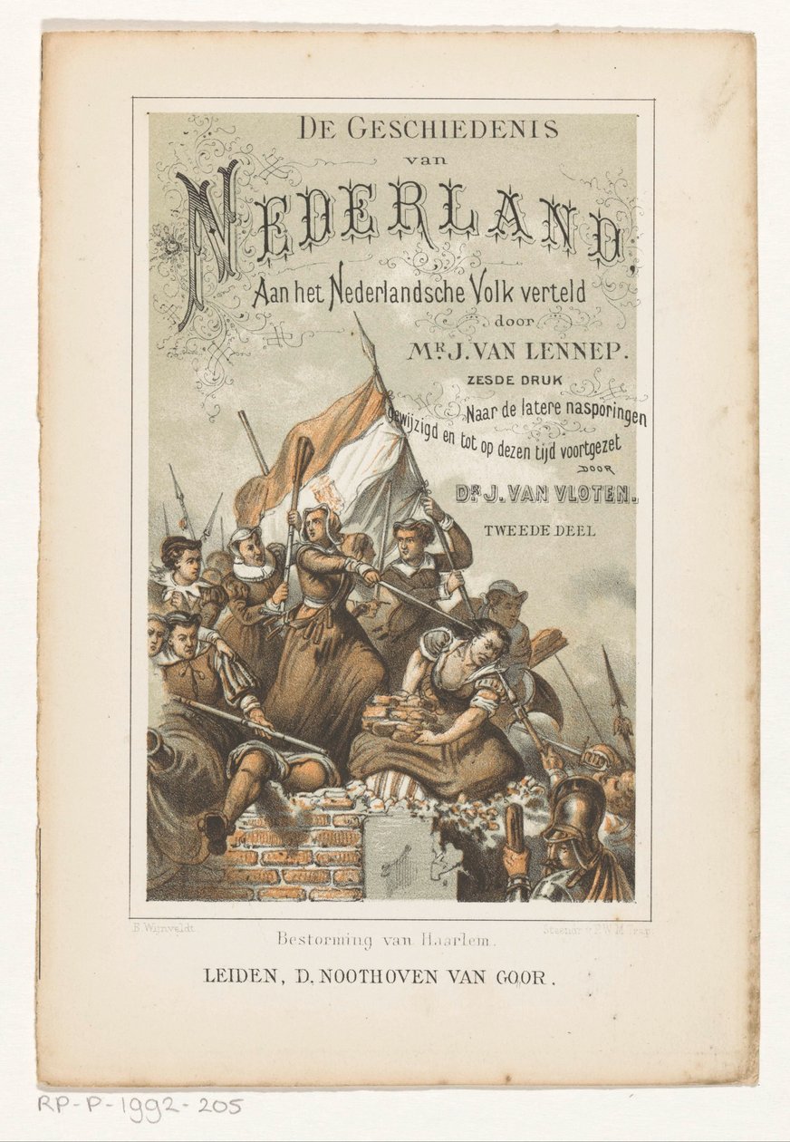 Bestorming van Haarlem door Barend Wijnveld