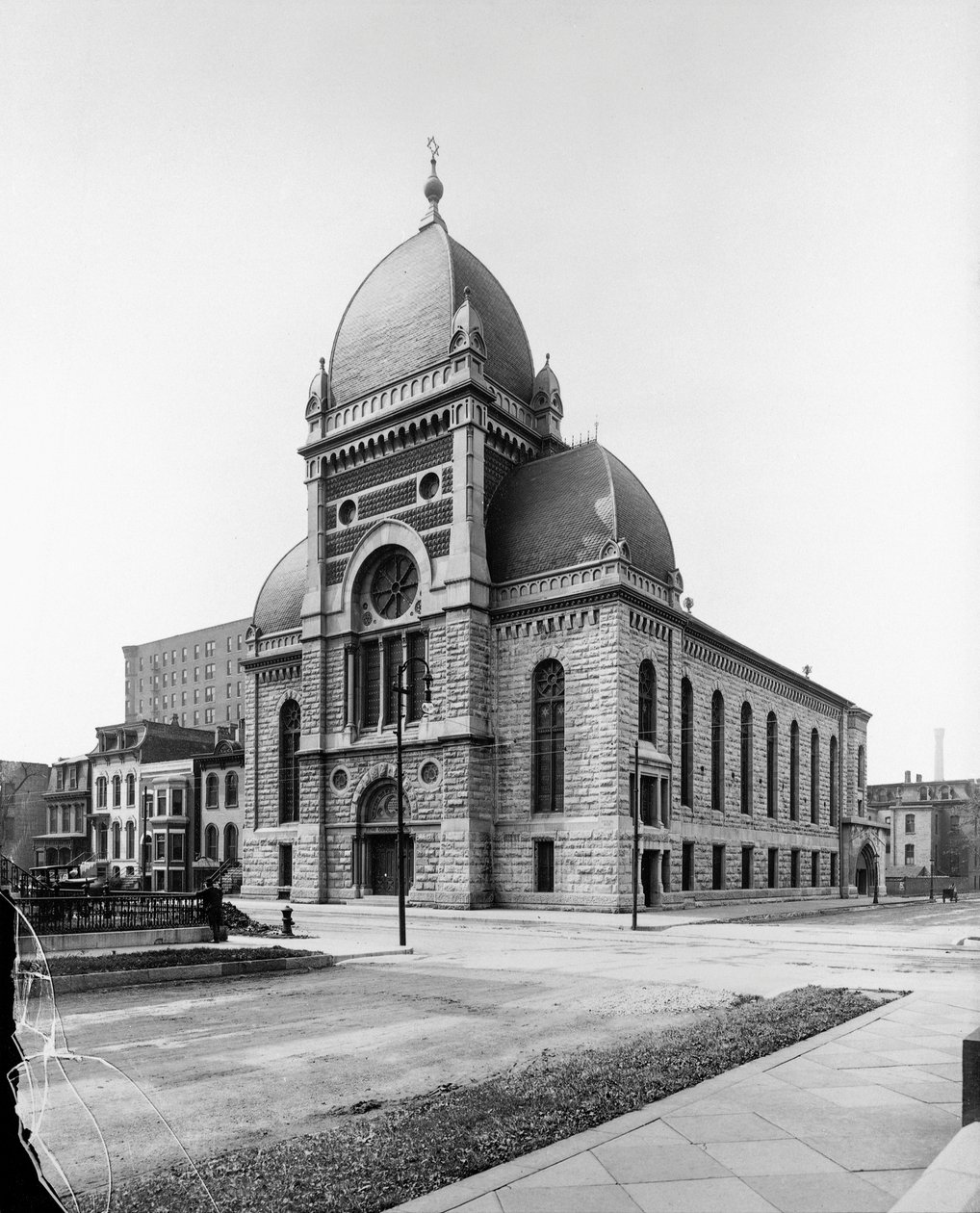 Sinai Congregation, Chicago, Illinois, VS, c.1900 door Barnes and Crosby