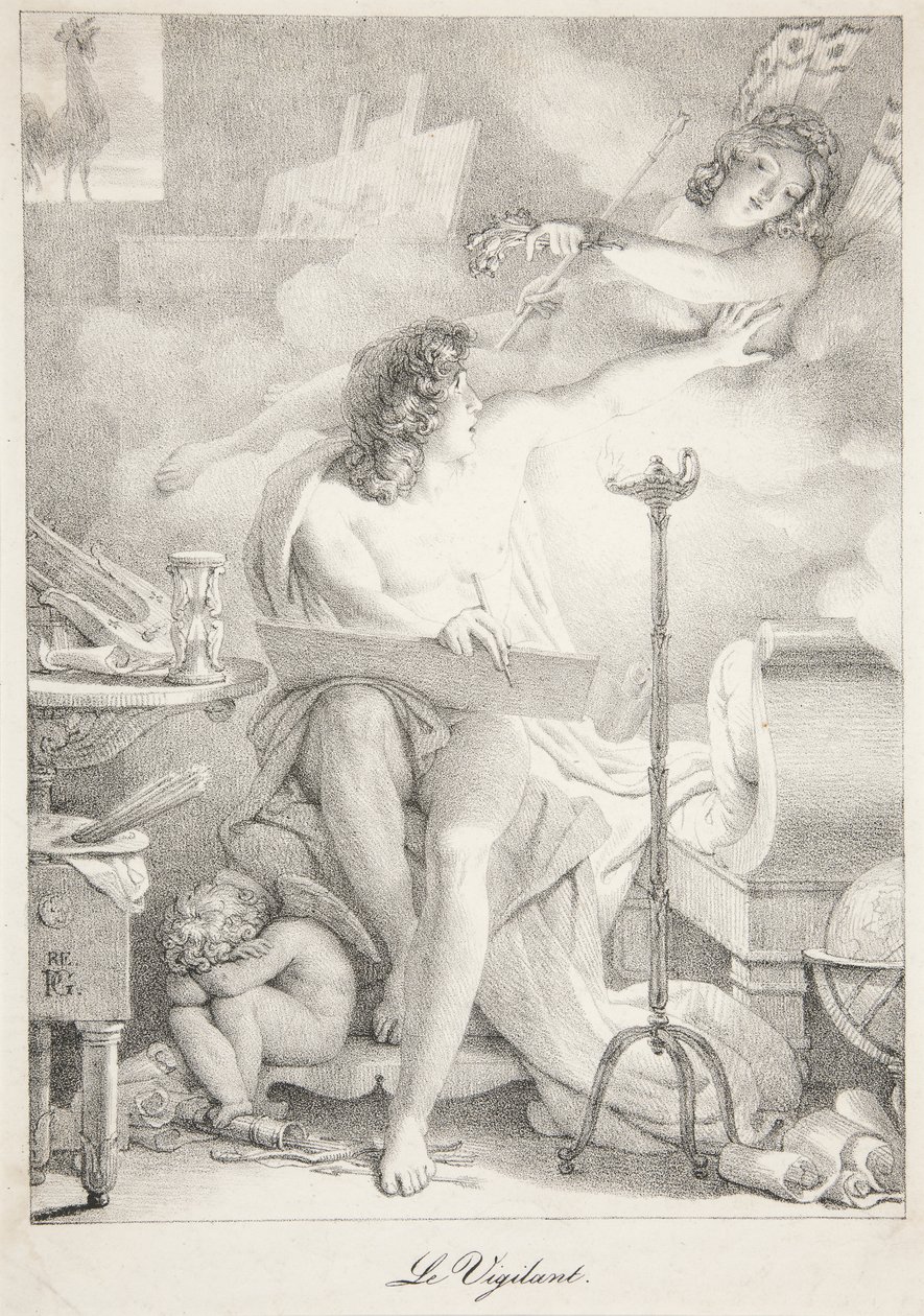 De Waakzame door Baron Pierre Narcisse Guerin