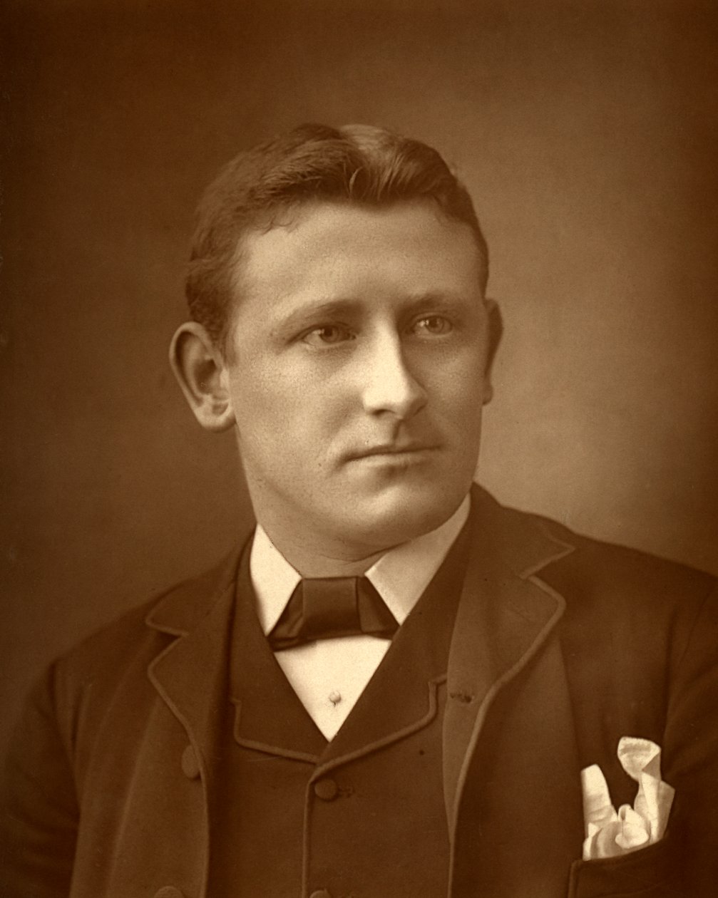 Austin Brereton, Britse auteur, 1886 door Barraud