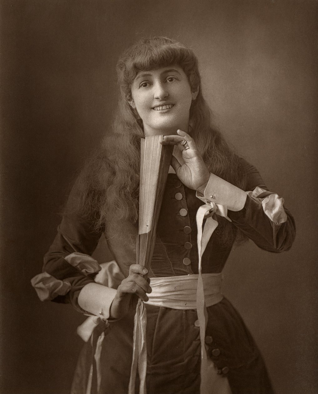 Britse actrice Alice Atherton in Oliver Grumble, 1886 door Barraud