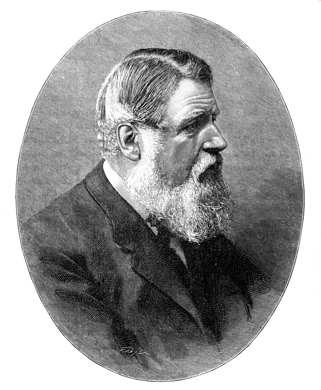 Sir Stafford Northcote later Lord Iddesleigh door Barraud