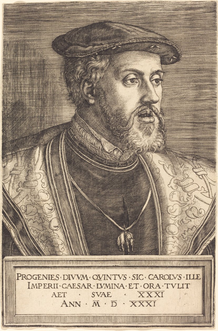 Keizer Karel V door Barthel Beham