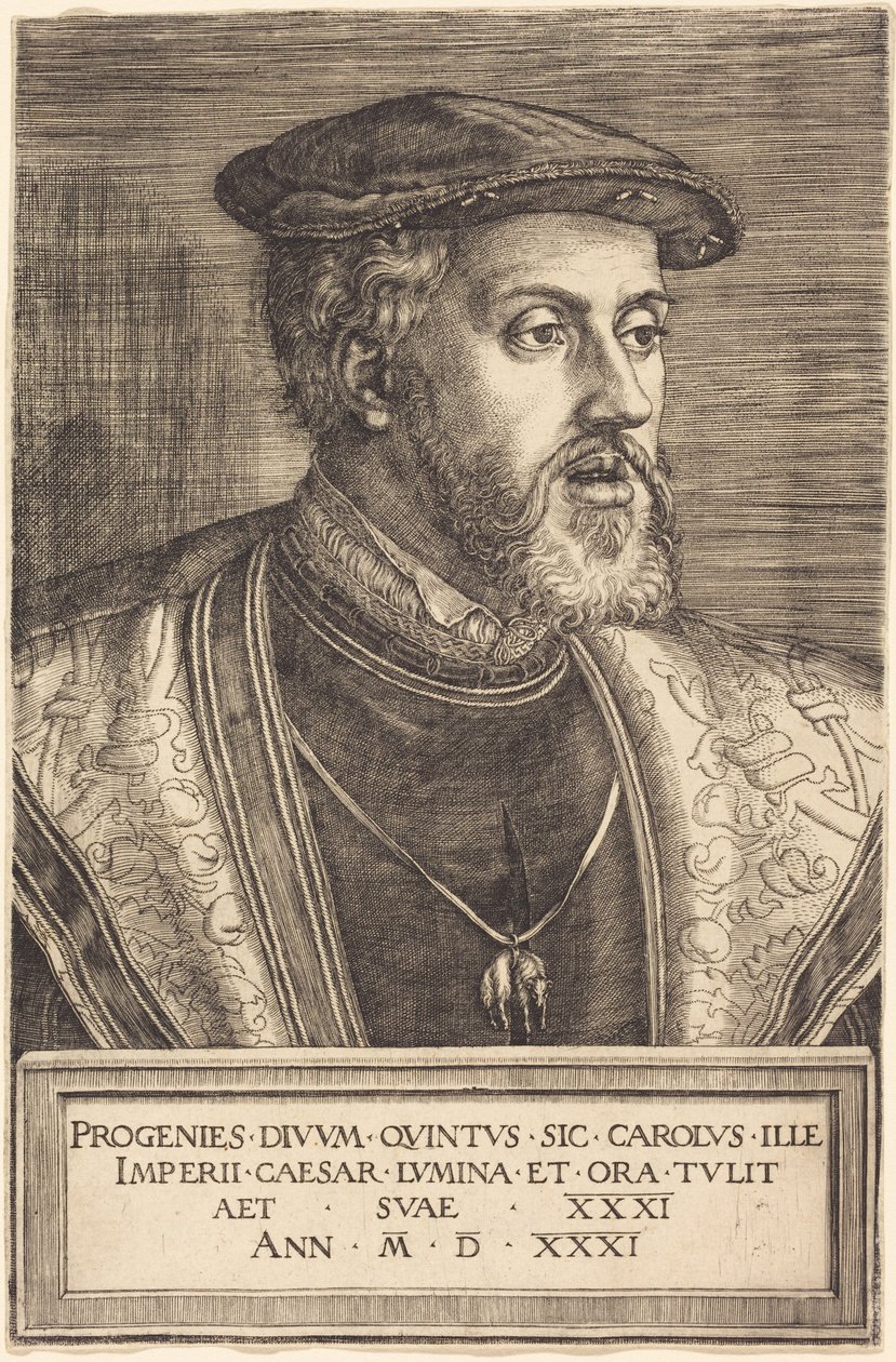 Keizer Karel V door Barthel Beham