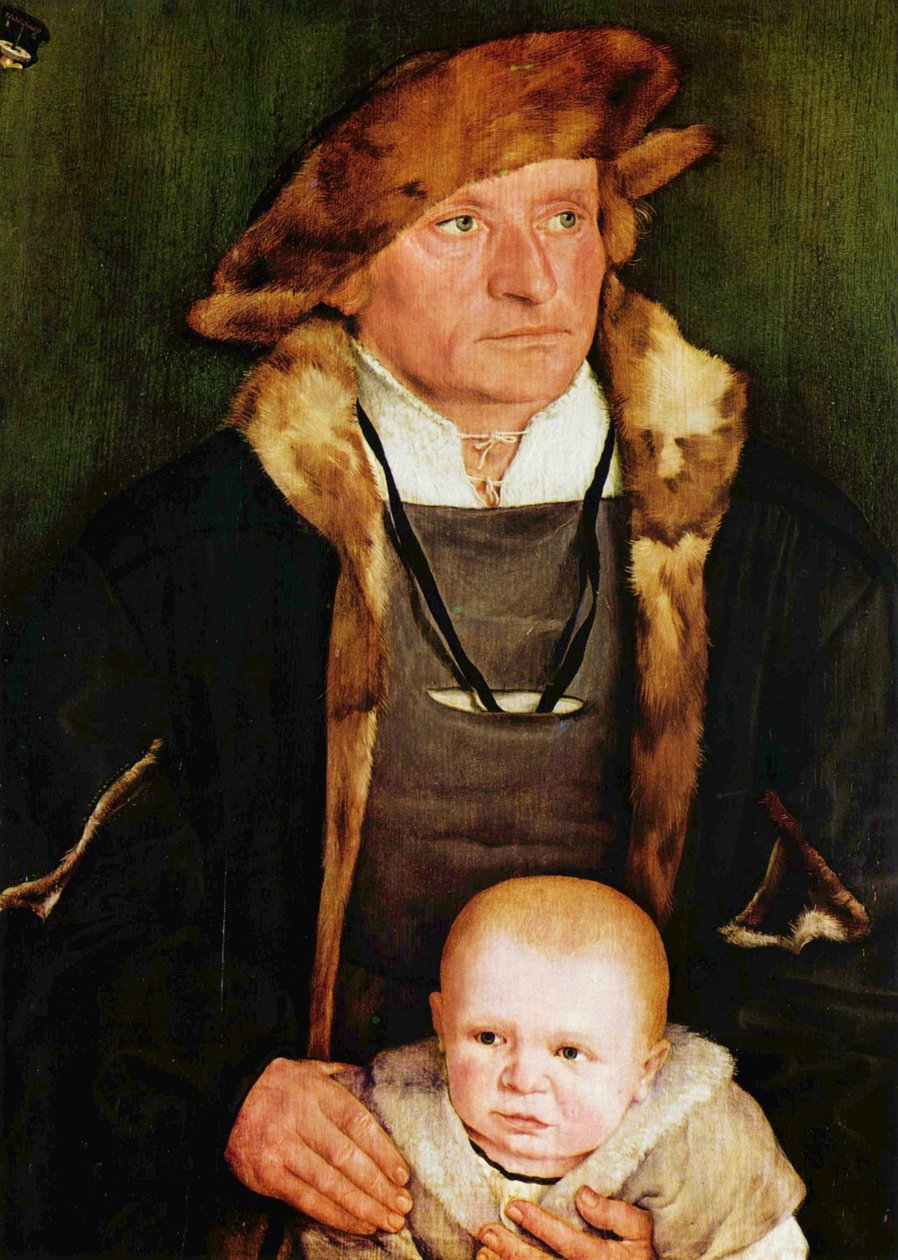 Portret van Hans Urmiller en zijn zoon door Barthel Beham