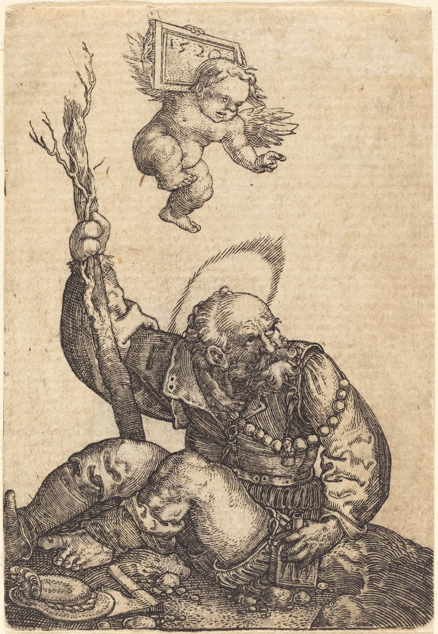 Sint Christoffel door Barthel Beham