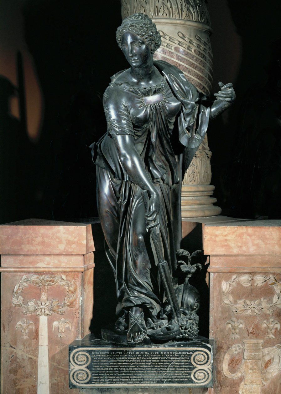 Monument voor de urn met het hart van de Connetable Anne de Montmorency ... door Barthelemy Prieur