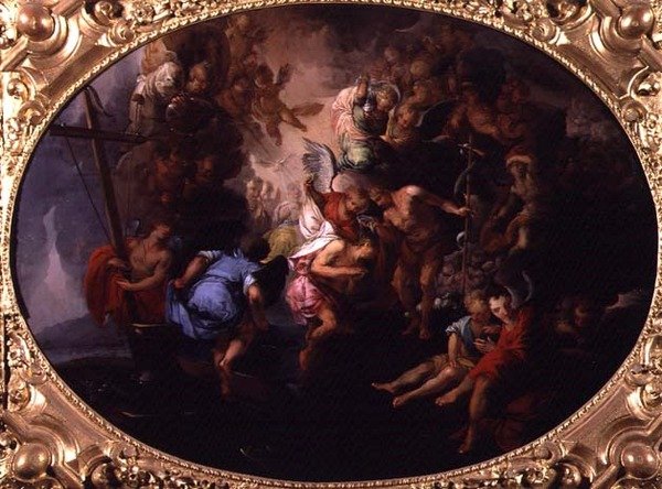 De Doop van Christus door Bartholomaeus Spranger