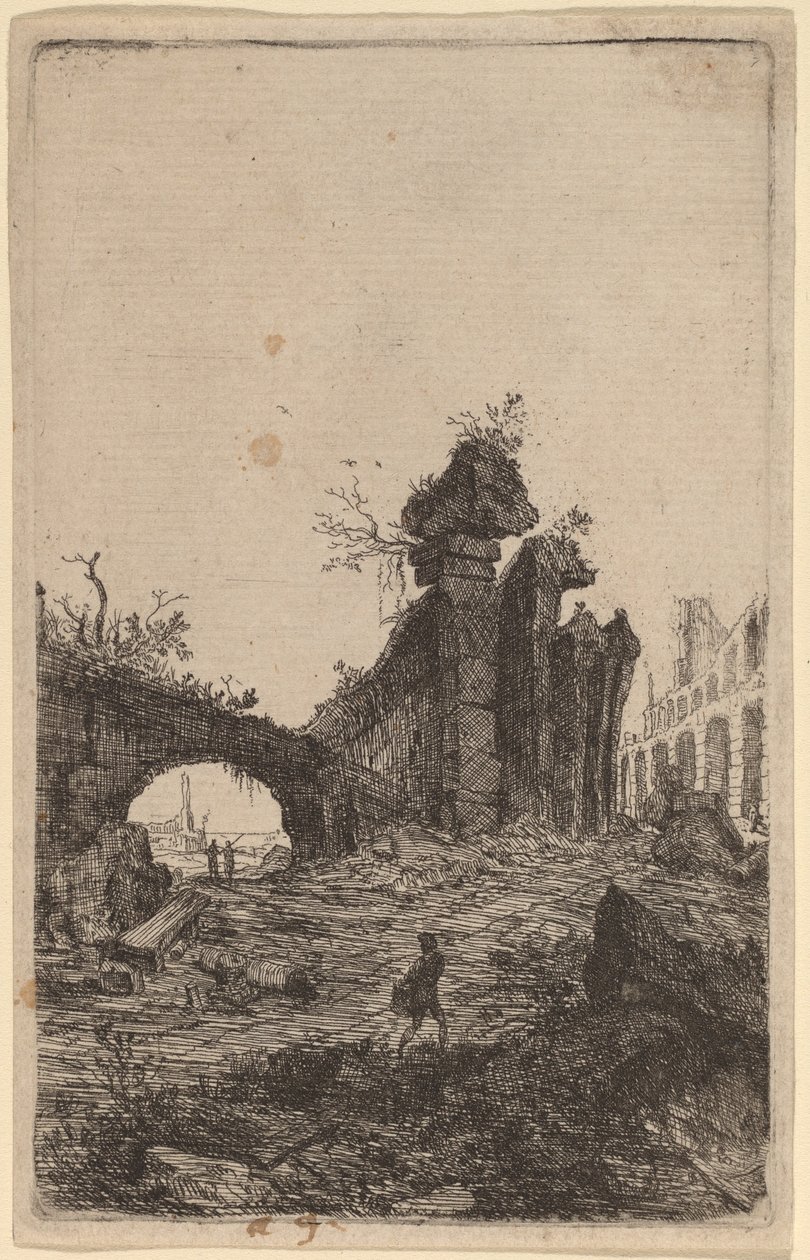 De ruïnes van het Colosseum door Bartholomeus Breenbergh