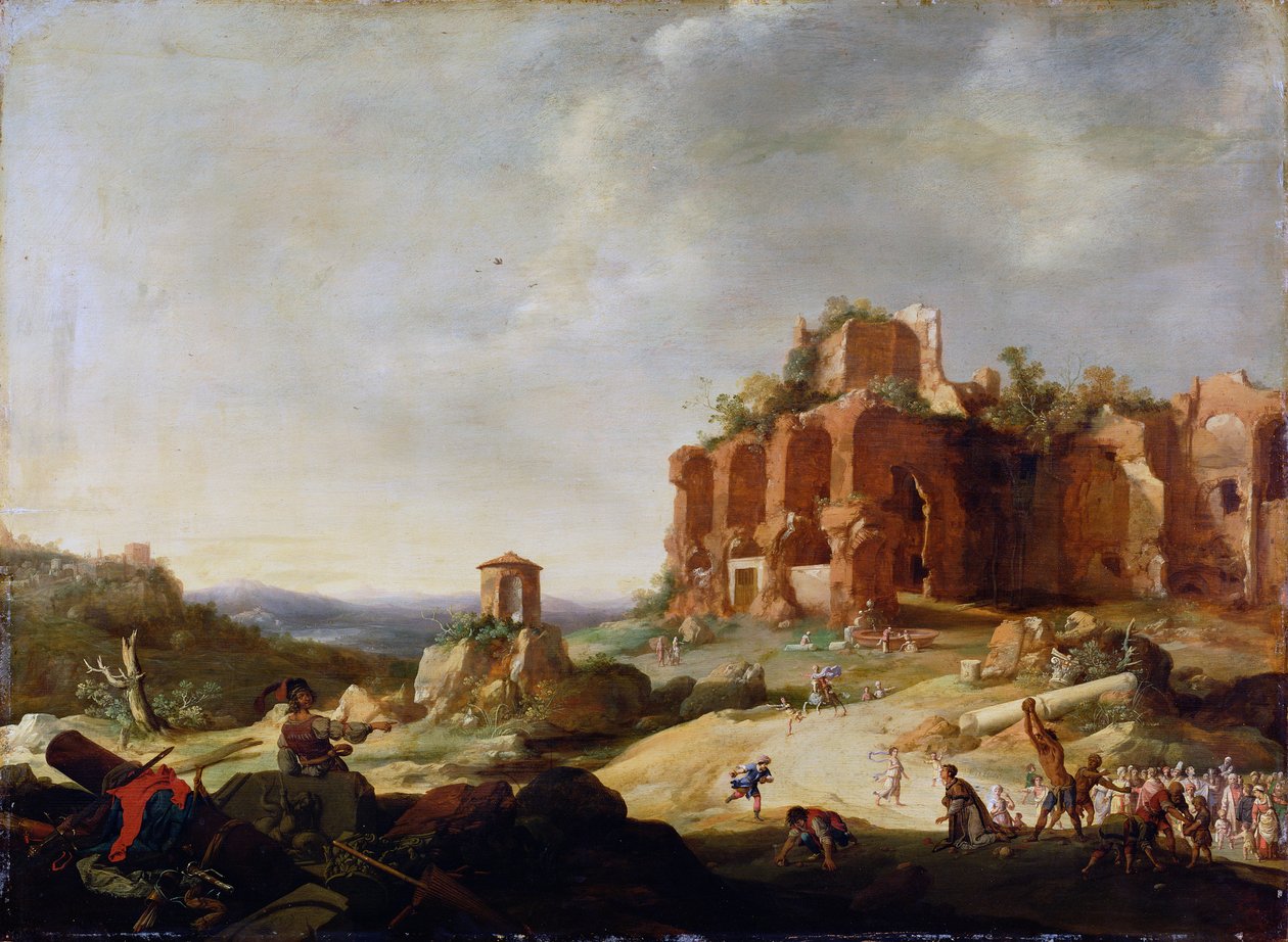 De steniging van Sint Stefanus door Bartholomeus Breenbergh