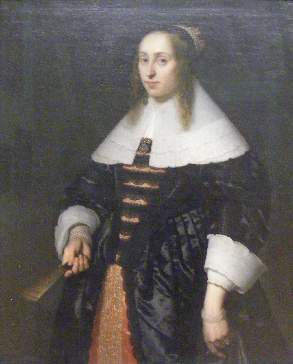 Portret van een dame door Bartholomeus van der Helst