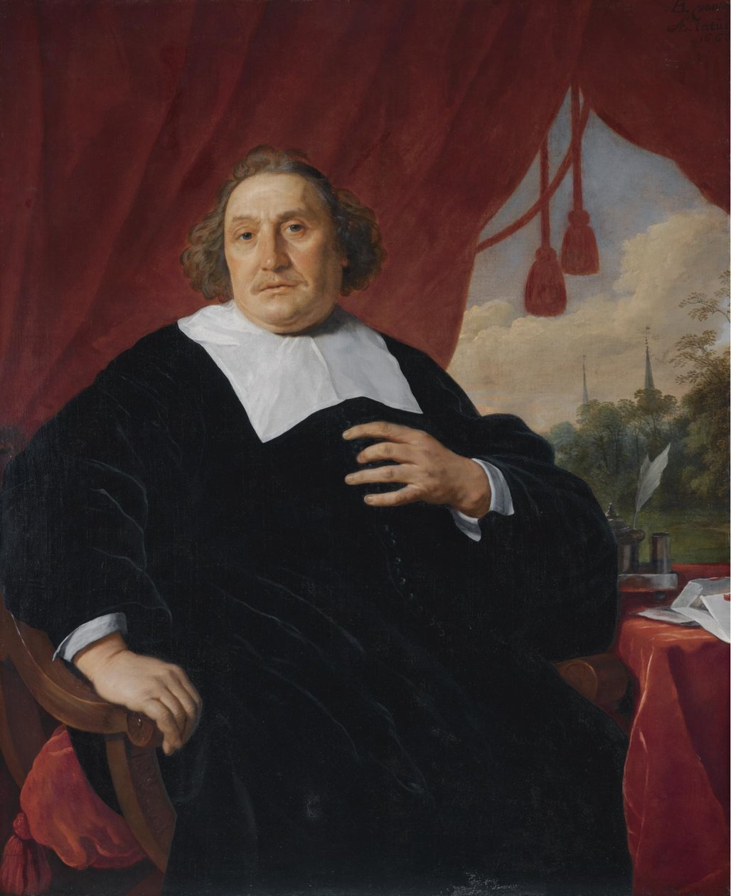 Portret van een man, misschien Louis Trip door Bartholomeus van der Helst