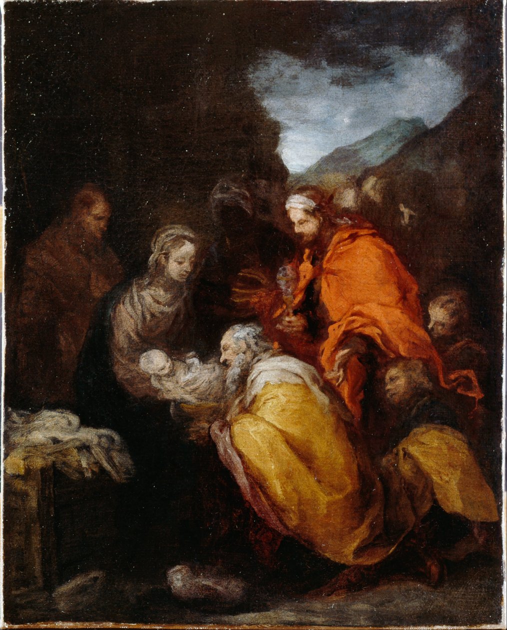 Aanbidding der wijzen door Bartolomé Esteban Murillo