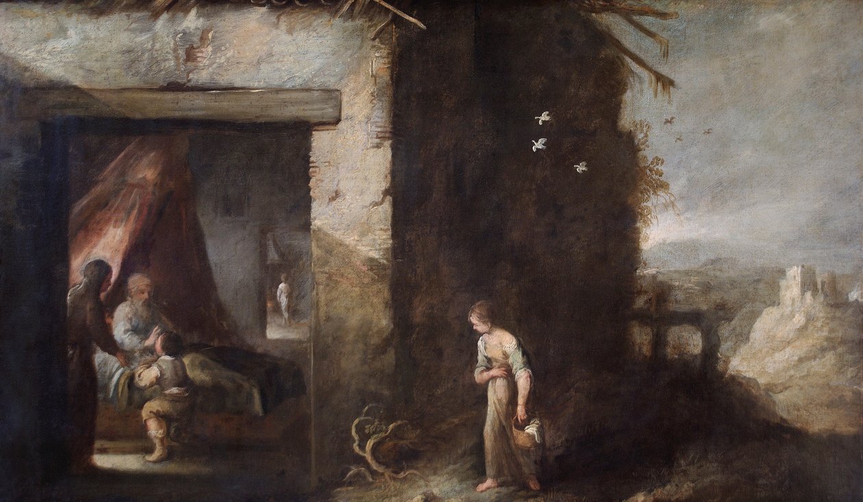 Isaak zegent Jakob, 17e eeuw door Bartolomé Esteban Murillo