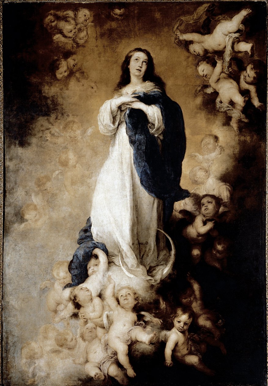 De onbevlekte ontvangenis of De Soult onbevlekte ontvangenis door Bartolomé Esteban Murillo