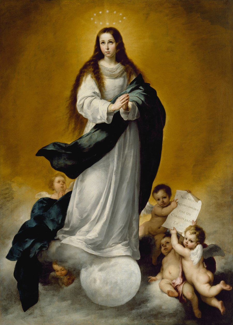 De Maagd van de Onbevlekte Ontvangenis door Bartolomé Esteban Murillo