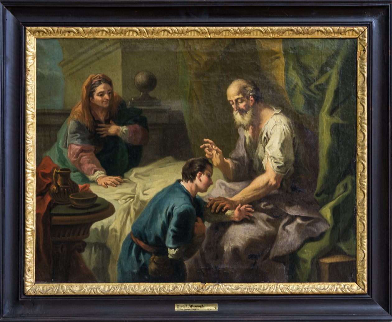 Isaak zegent Jakob door Bartolomeo Altomonte