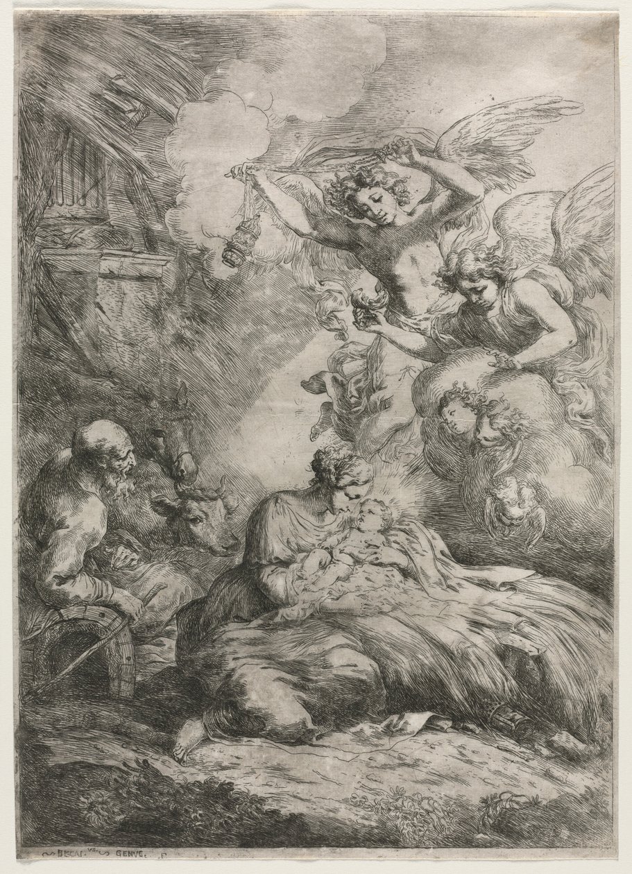 De Geboorte door Bartolomeo Biscaino