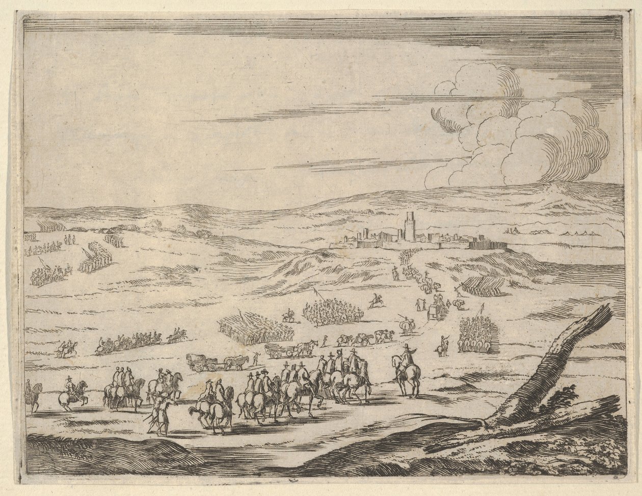Ondanks de moedige oppositie van de Duitsers en de Spanjaarden, Francesco I d