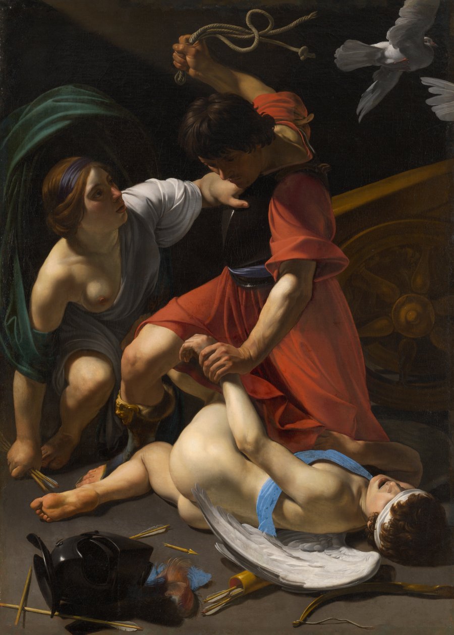 Cupido gekastijd door Bartolomeo Manfredi