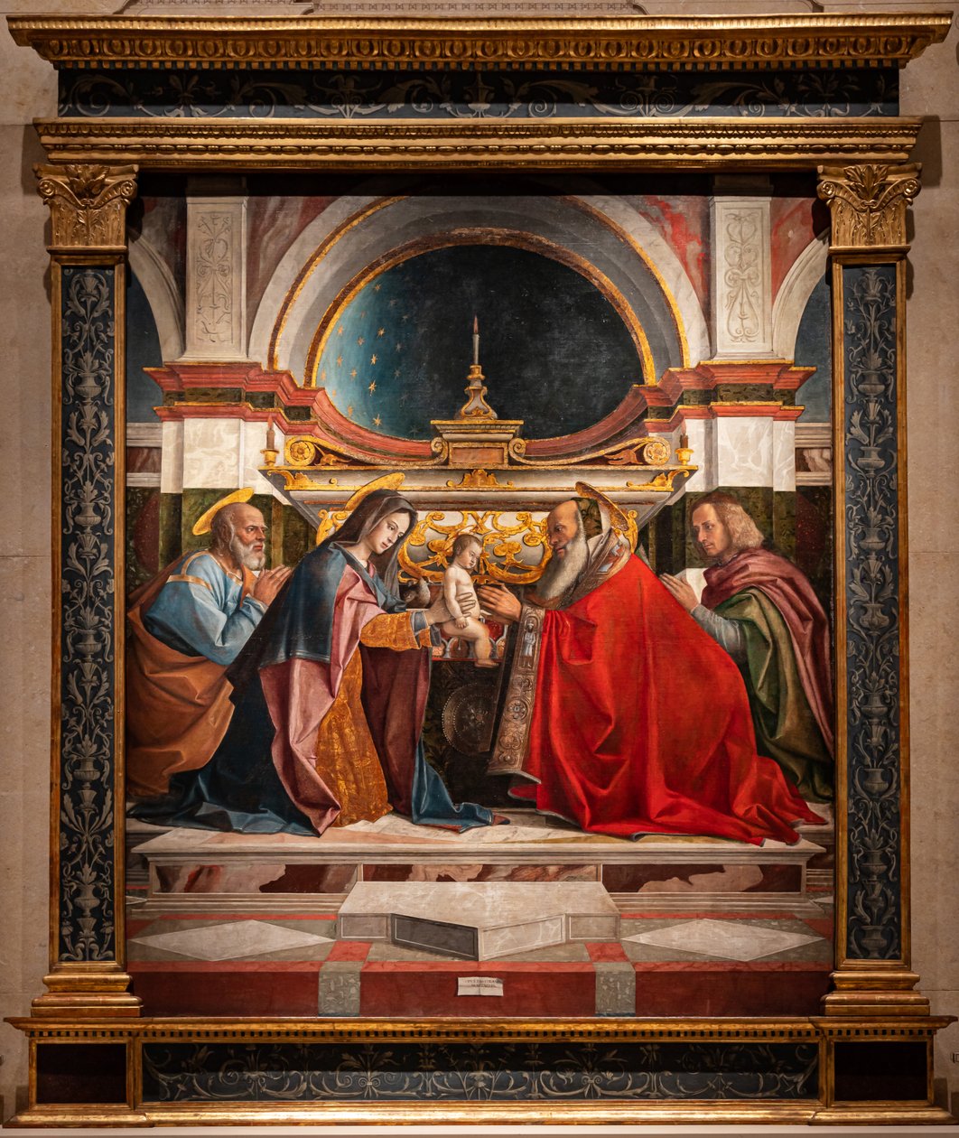 Presentatie van Jezus in de Tempel door Bartolomeo Montagna