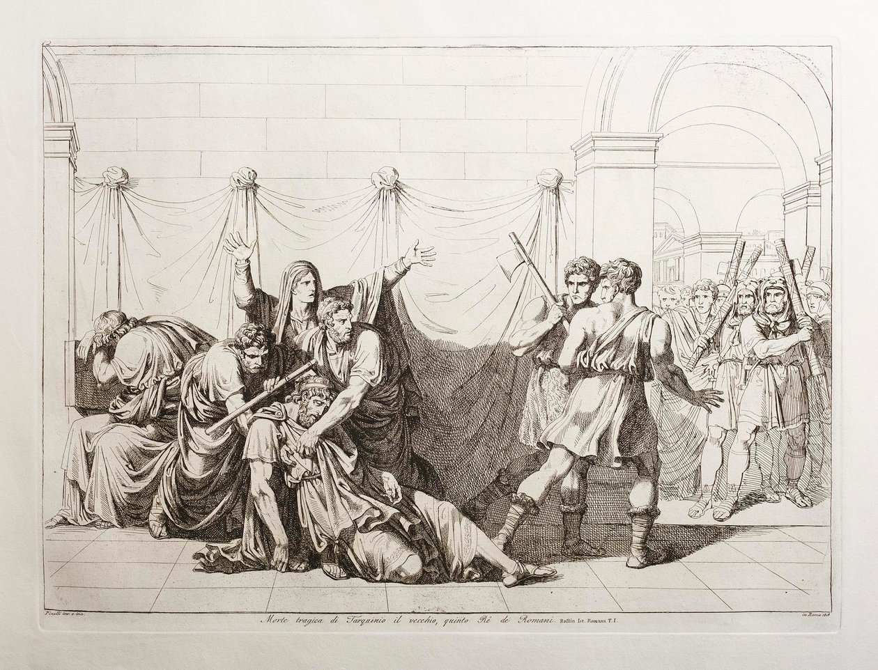Zonder titel door Bartolomeo Pinelli