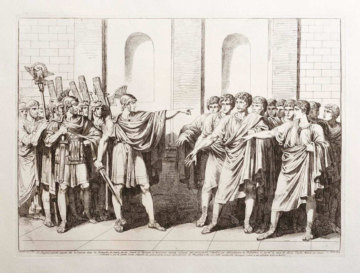Zonder titel door Bartolomeo Pinelli