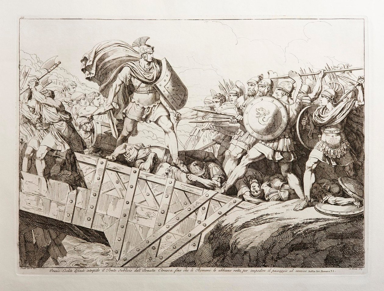 Nog zonder titel door Bartolomeo Pinelli