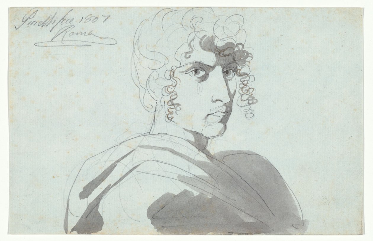Zelfportret door Bartolomeo Pinelli