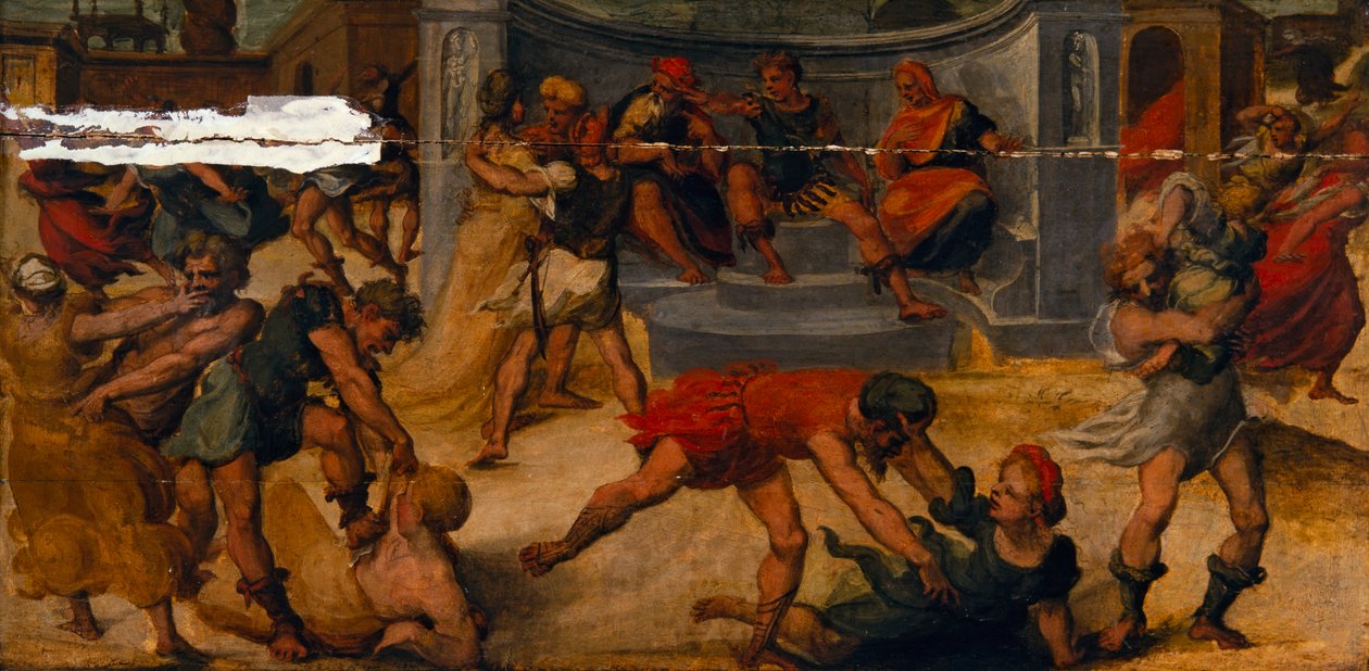 De Verkrachting van de Sabijnse Maagden door Bartolomeo di David
