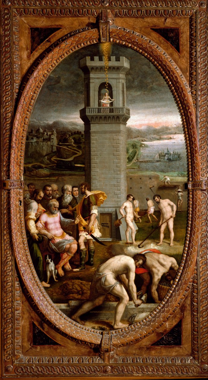 Danaë door Bartolomeo di Mariano Traballesi