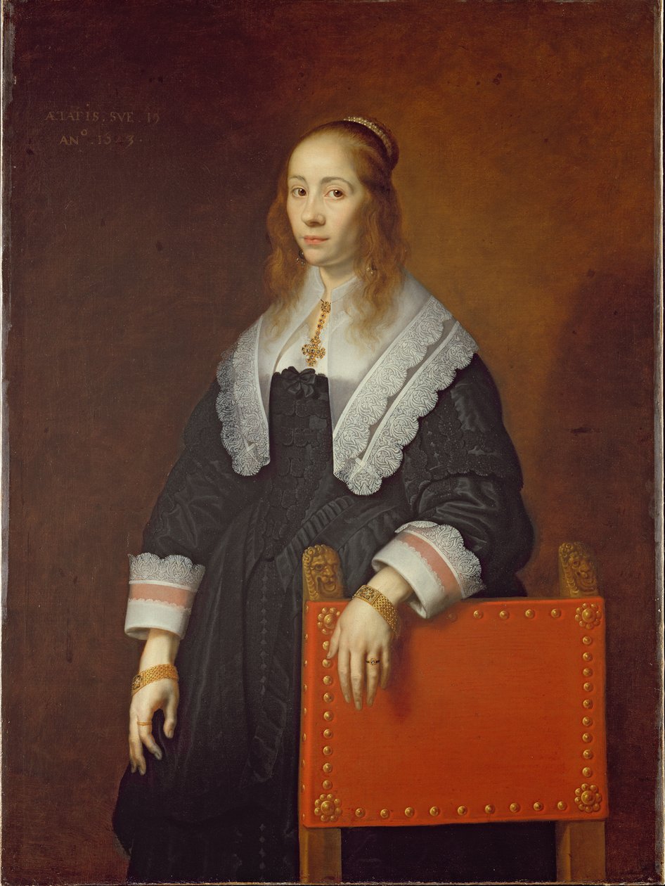 Een jonge vrouw door Bartolomeus van der Helst