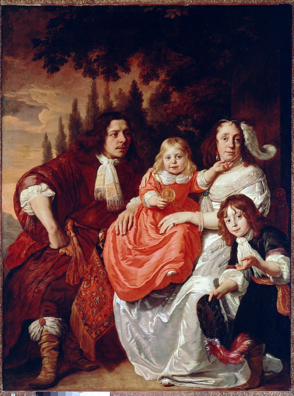 Portret van de familie Reepmaker door Bartolomeus van der Helst