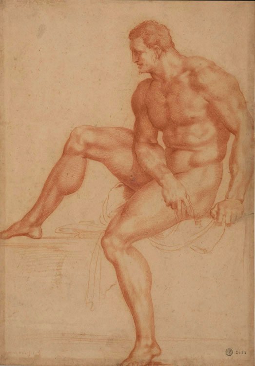 Studie voor Hercules door Bartolommeo Bandinelli