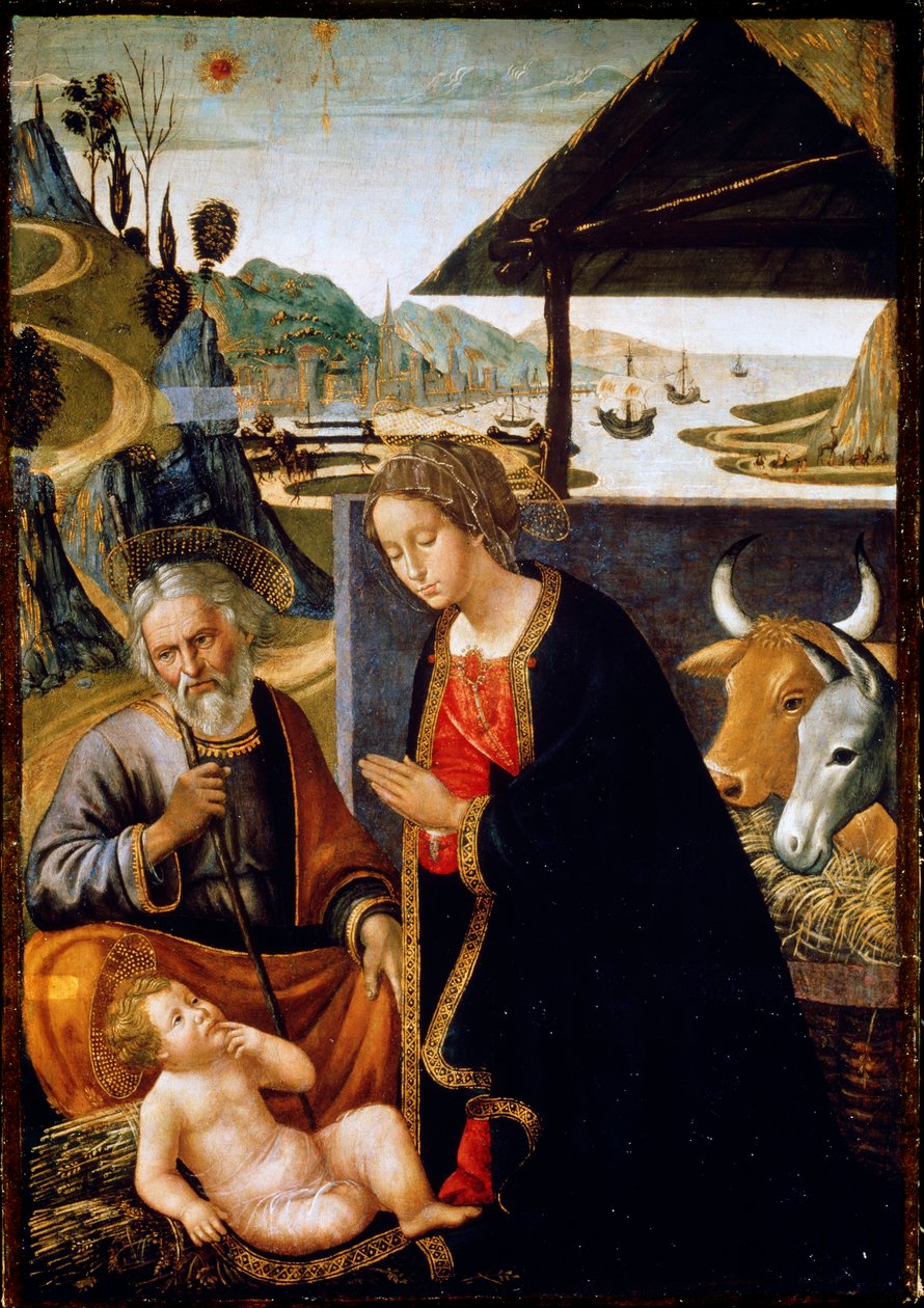 De Geboorte van Christus, laat 15e of begin 16e eeuw door Bastiano Mainardi