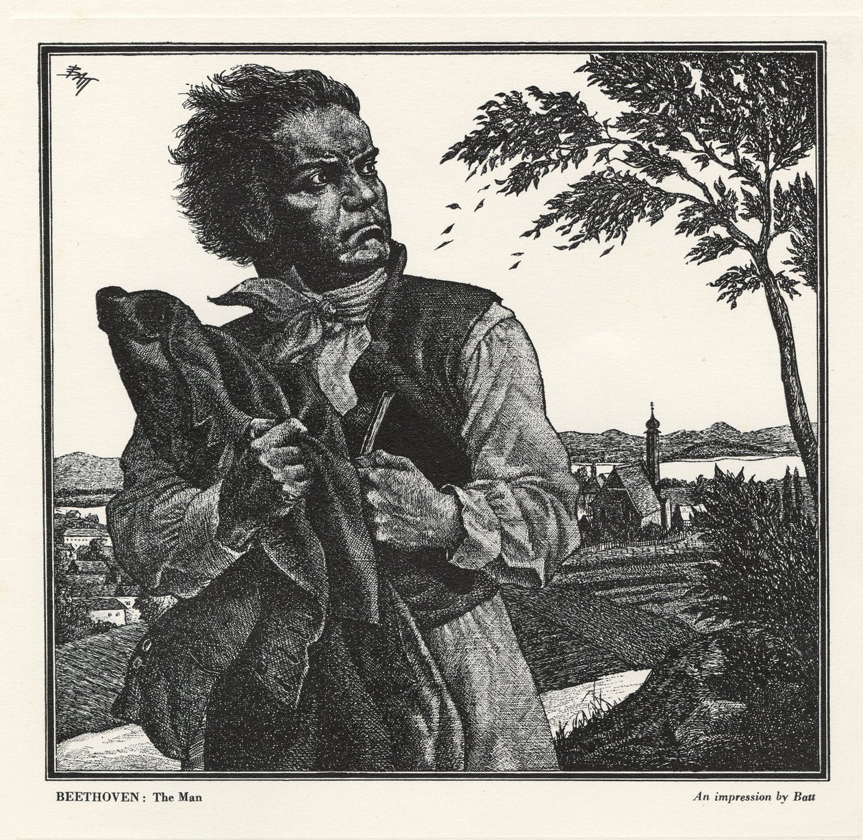Ludwig van Beethoven door Batt