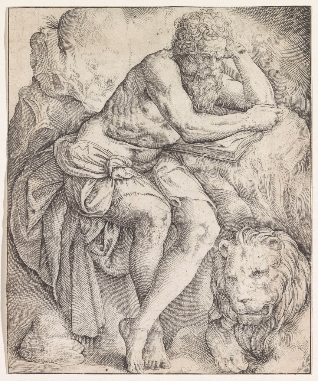Heilige Hieronymus door Battista Franco
