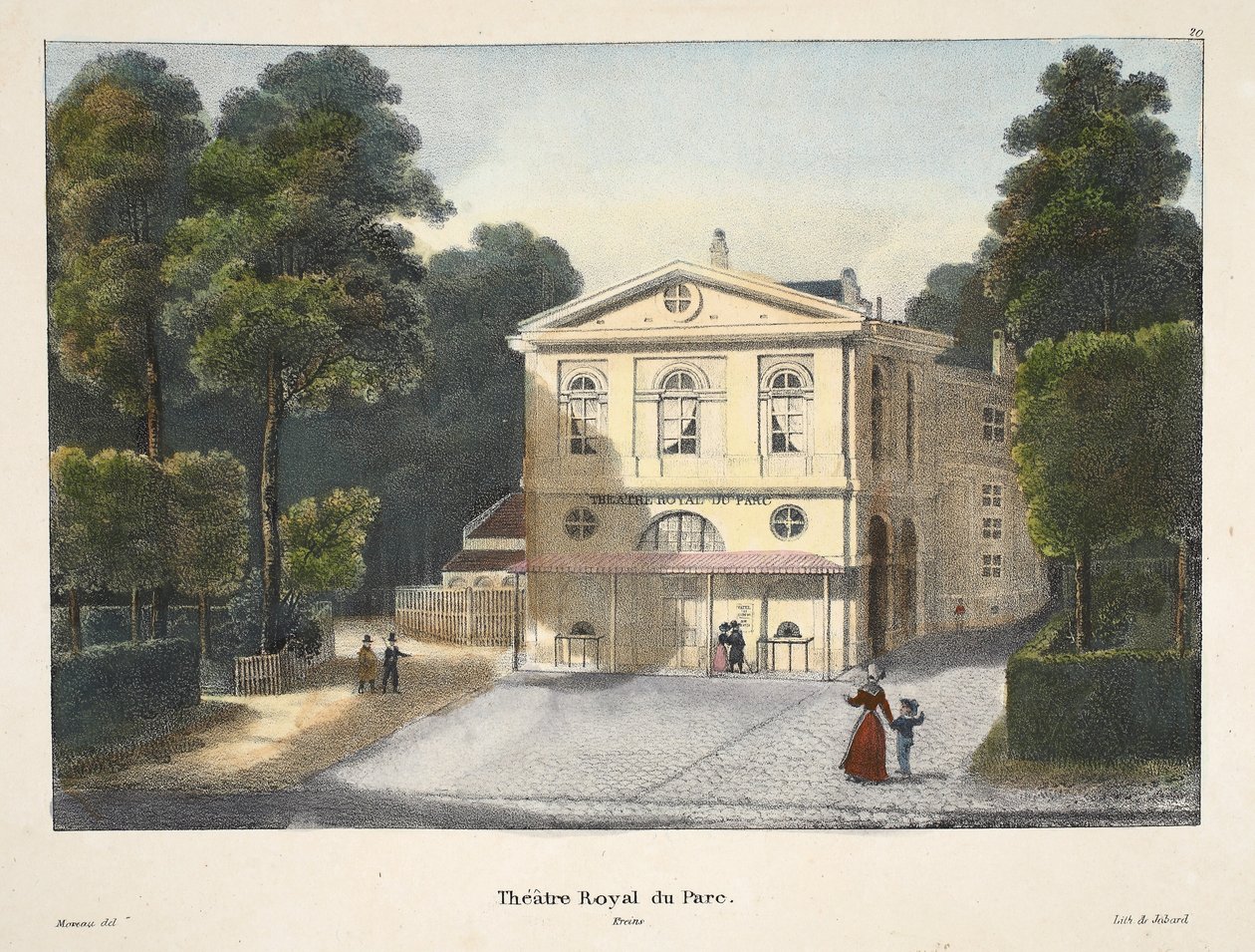 Koninklijk Parktheater, ca. 1895 door Belgian School