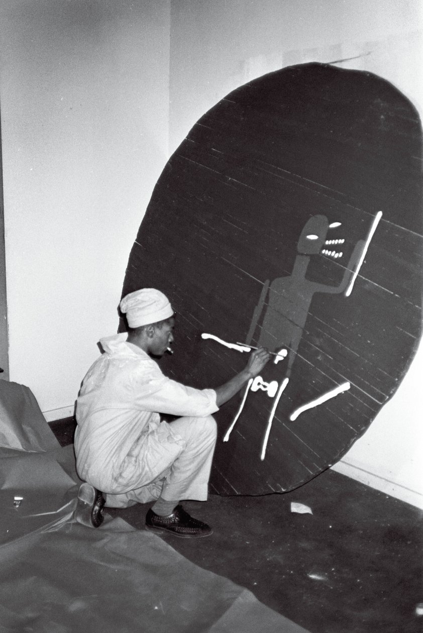 Jean-Michel Basquiat schilderij 