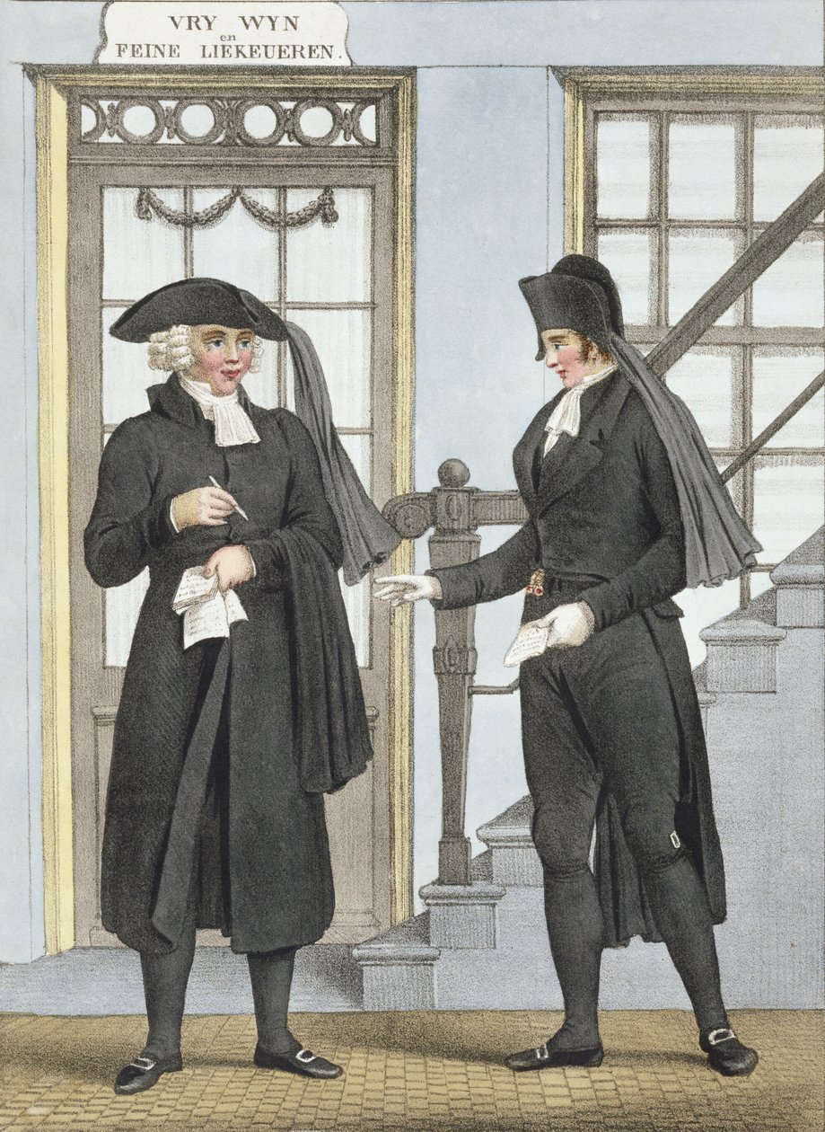 Begrafenisfunctionarissen van Amsterdam, illustratie uit 