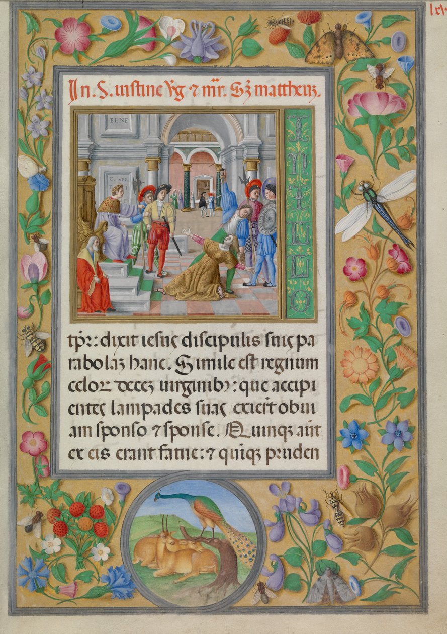 Martelaarschap van de heilige Giustina. Uit het 