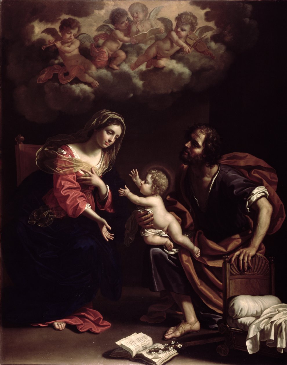 De Heilige Familie door Benedetto the Younger Gennari