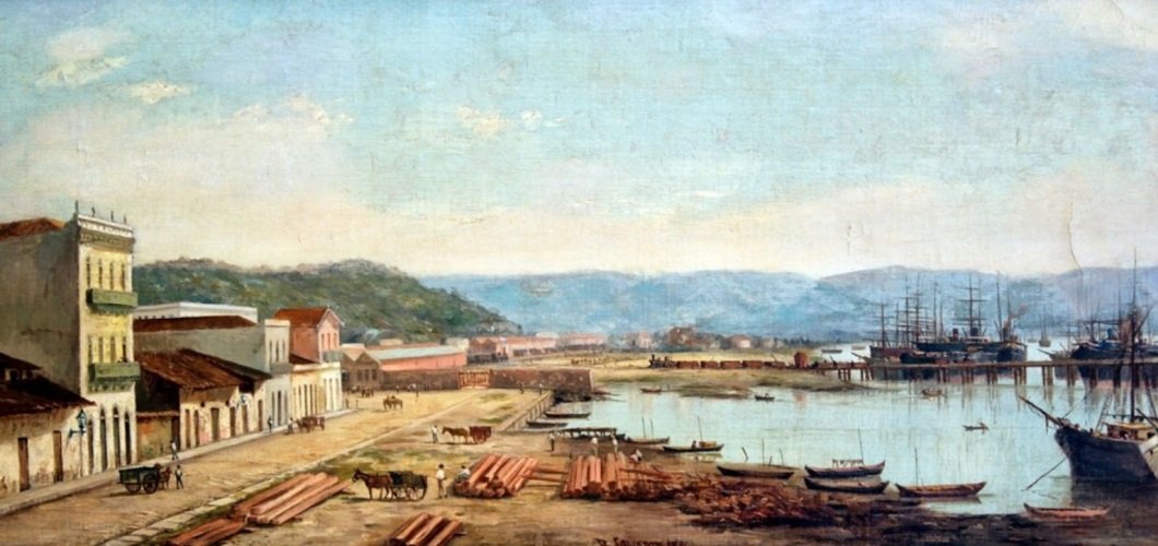 Haven van het Consulaat en Serra do Mar door Benedito Calixto