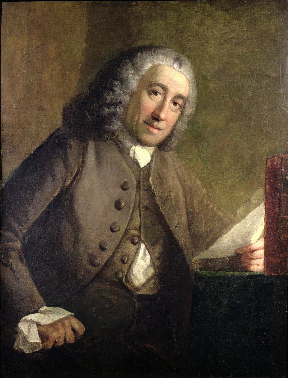 Portret van Francis Fauquier, (c.1704-68) luitenant-gouverneur van Virginia in de Amerikaanse koloniën, c.1757 door Benjamin Wilson