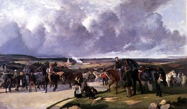De paardenmarkt door Benjamin Herring