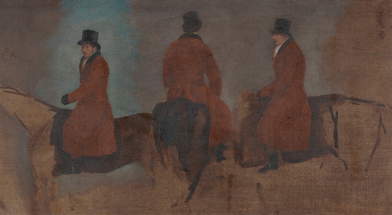 Studies van Ruiters in het Jachtveld door Benjamin Marshall