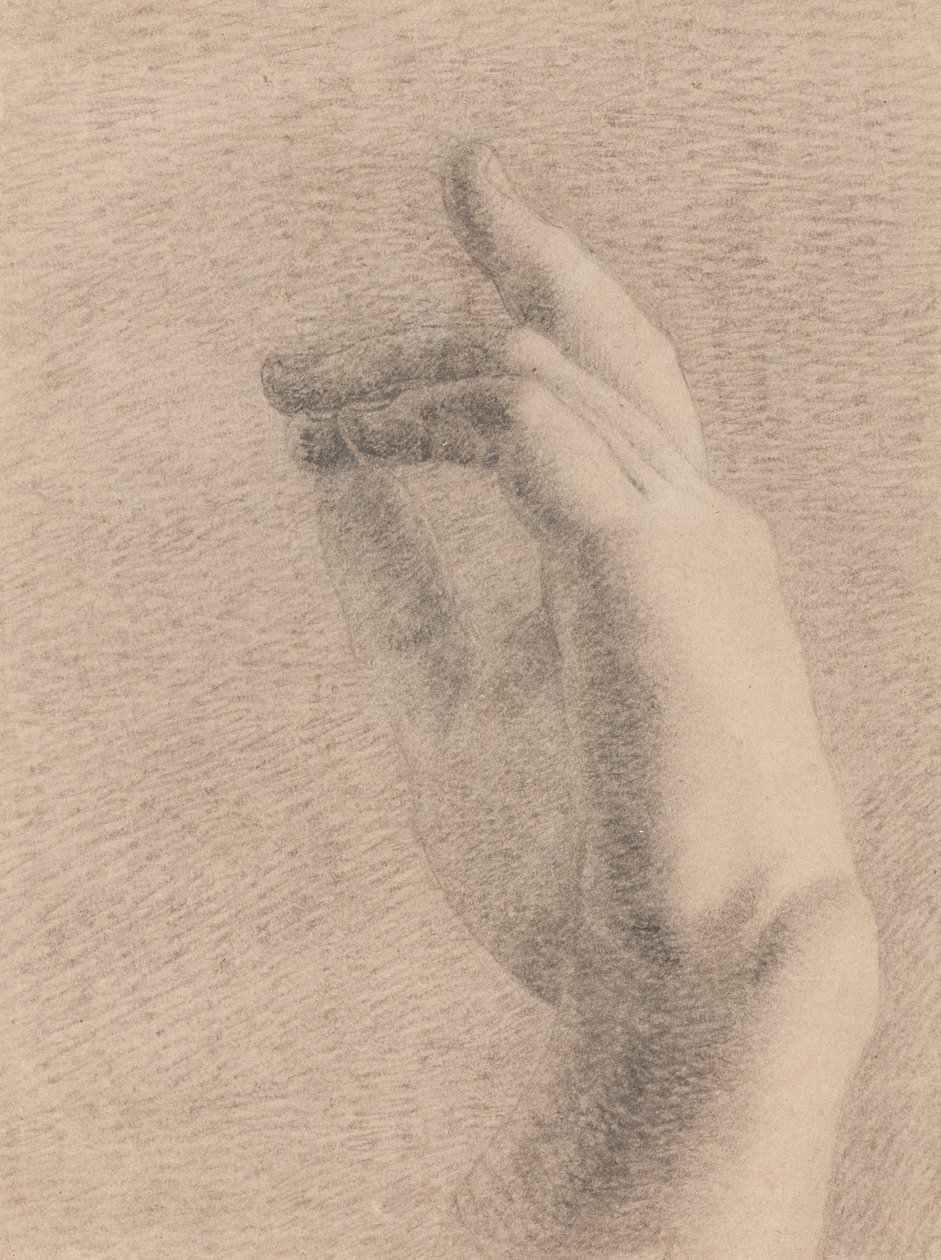 Studie van een Hand [recto] door Benjamin Robert Haydon